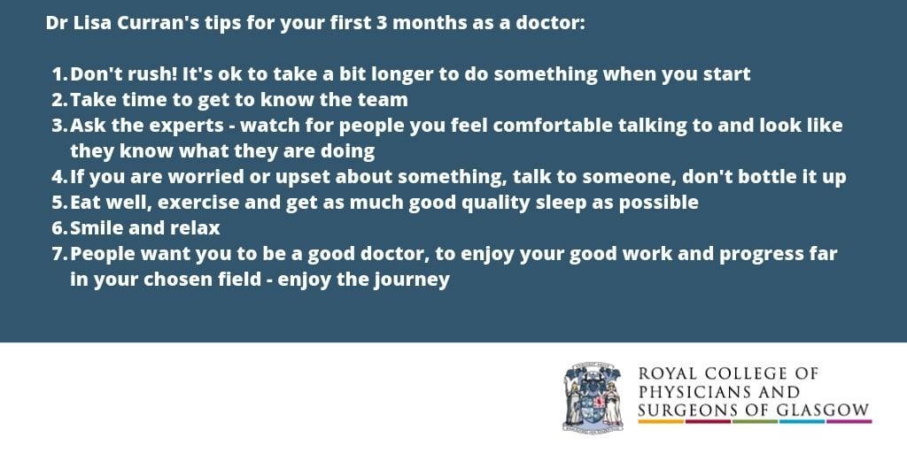 #TipsForNewDocs – Dr Lisa Curran