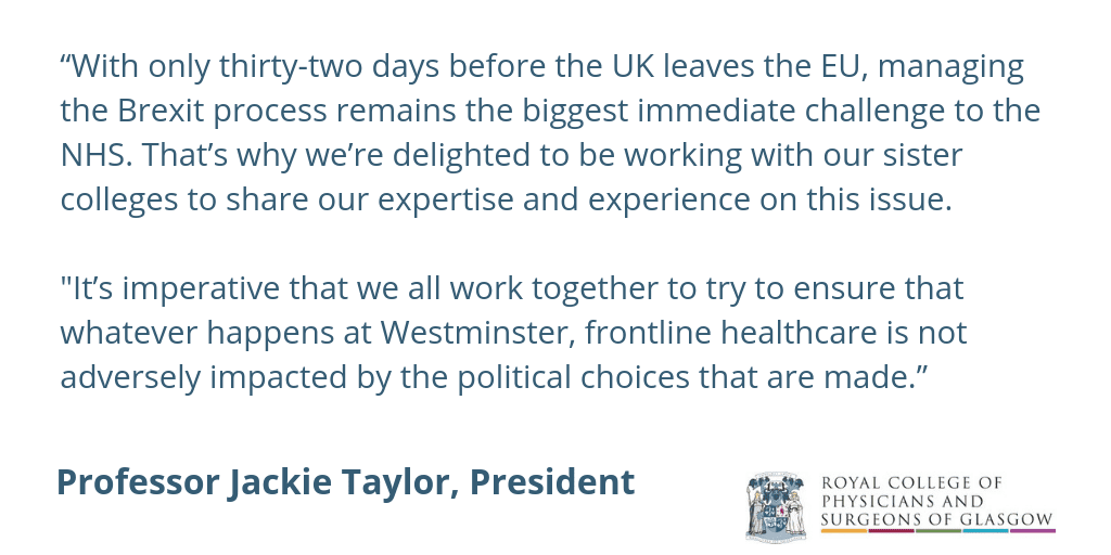 Doctors issue Brexit patient safety warning