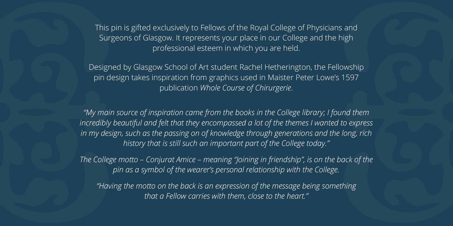 Our new Fellowship Pack