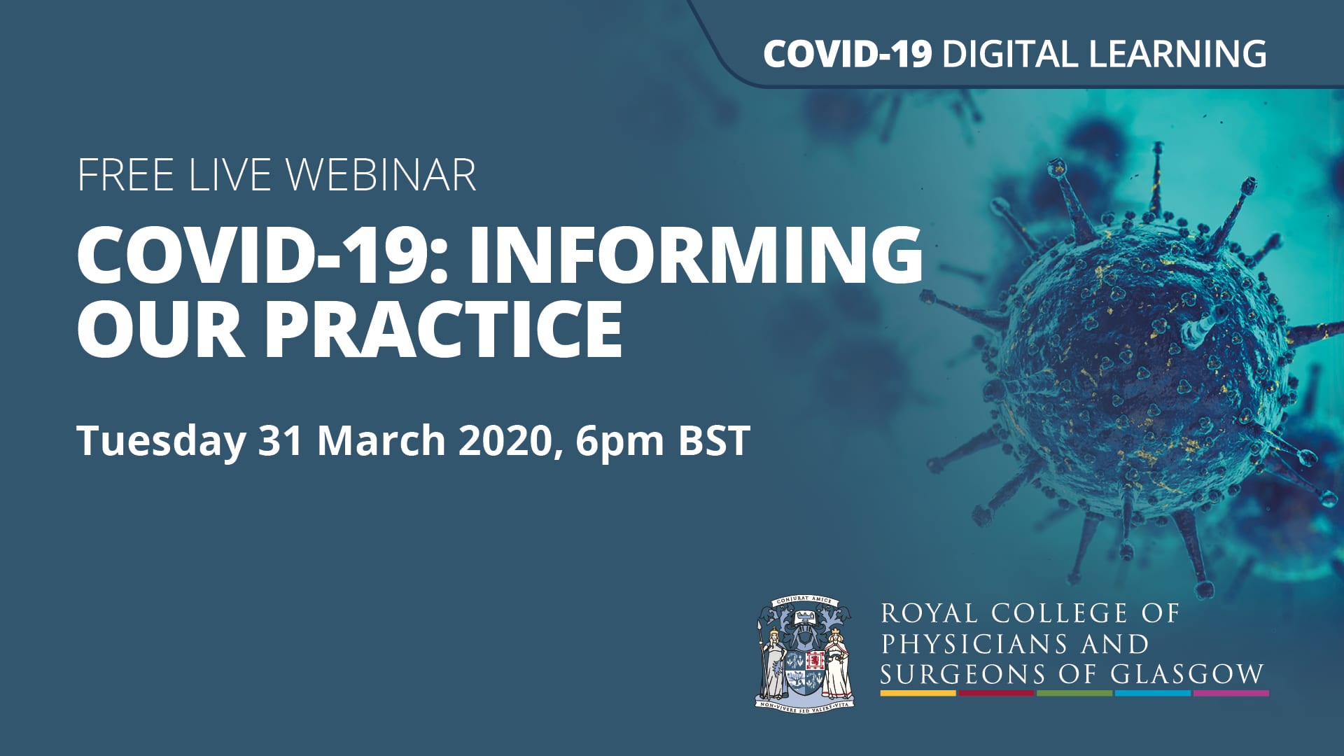 Webinar – COVID-19: Informing our practice – Tuesday 31 March