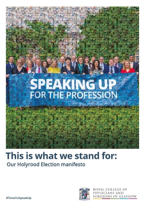 Royal College sets out Health Priorities in Holyrood Elections