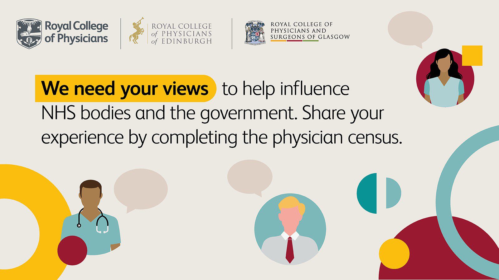 The three Royal Colleges of Physicians launches the 2022 census of UK consultants and SAS doctors #PhysicianCensus